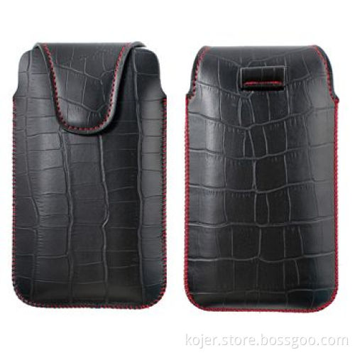 Cell Phone Cases for iPhone 5G, Made of PU Leather, Retractable Pull-tab, OEM Orders Welcomed